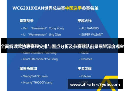 全面解读欧协联赛程安排与看点分析及参赛球队前景展望深度观察 全面解读欧协联赛程安排与看点分析及参赛球队前景展望深度观察